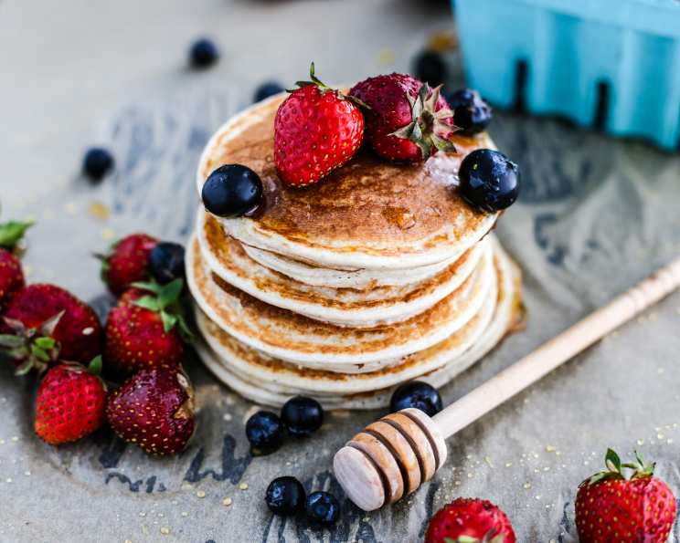 Oatmeal Cottage Cheese Pancakes